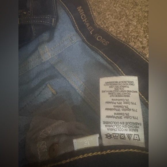 Michael Kors Blue Skinny Jeans with Classic Style - Picture 3 of 5